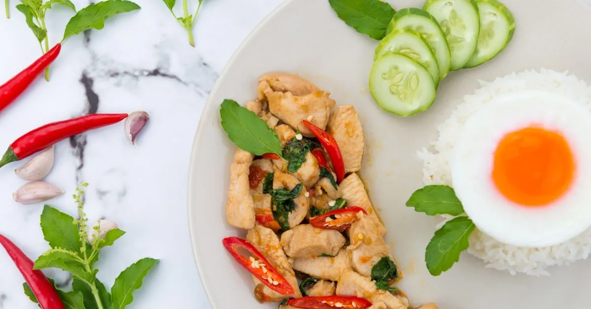Ingredients used in an online Thai cooking class